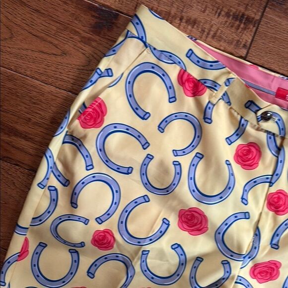 Stylish Yellow Patterned Women's Jeans - Picture 4 of 12